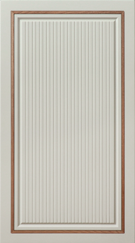 Фасад МДФ в плёнке ПВХ с вставкой из массива рис. 311