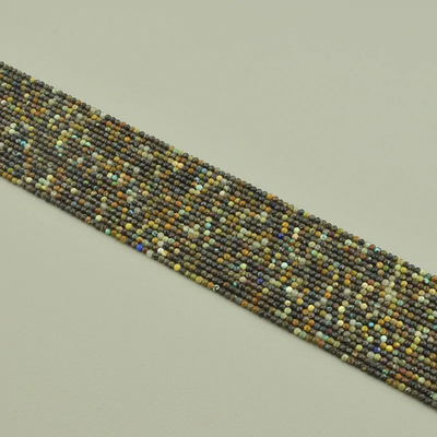 Нитка Хризоколла,Бирюза 38 см. 2,2 мм. (Без замка)