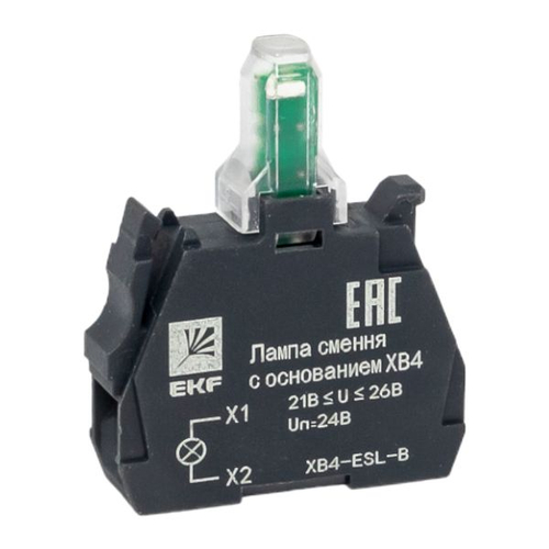 Лампа сменная c основанием XB4 синяя 24В EKF PROxima (10.00 шт.)