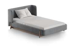 Кровать Basic спальное место 120*200 см (серый, антивандальная)