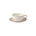 Набор чайных пар для завтрака Filet Bordeaux (300 мл), 2 шт.