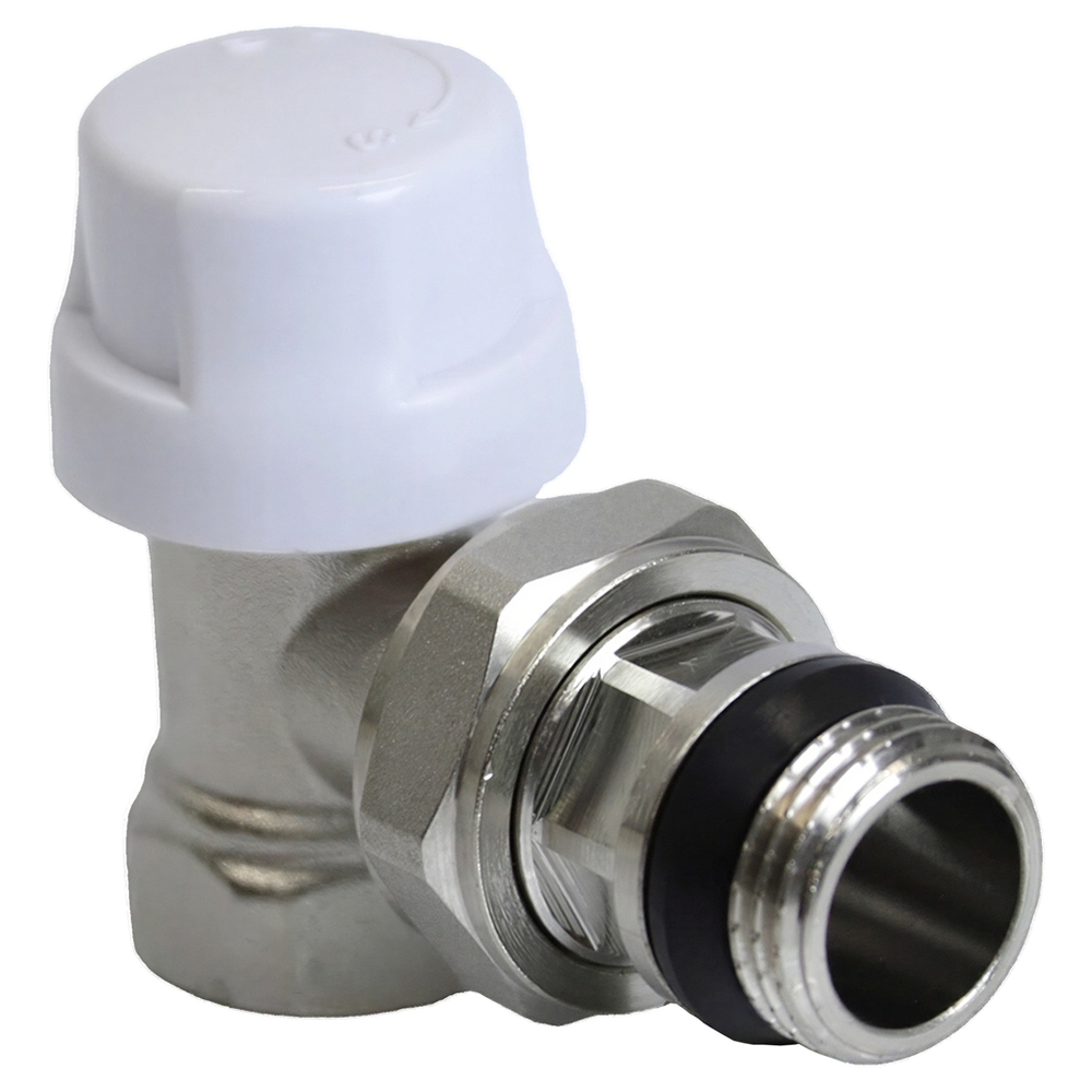 КЛАПАН настроечный со сгоном 1/2'' угловой O-ring