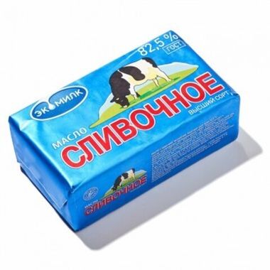 Экомилк Масло сливочное 82.5%, 450 г