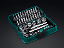 Универсальный набор инструмента KRAFTOOL X-Drive 35, 1/4 35 предметов (27974)