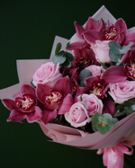 Букет из роз и орхидей #11