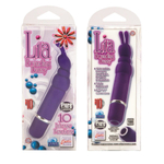 Фиолетовый вибромассажёр с зайчиком на кончике Bounding Bunny - 10,7 см. (Цвет: фиолетовый)