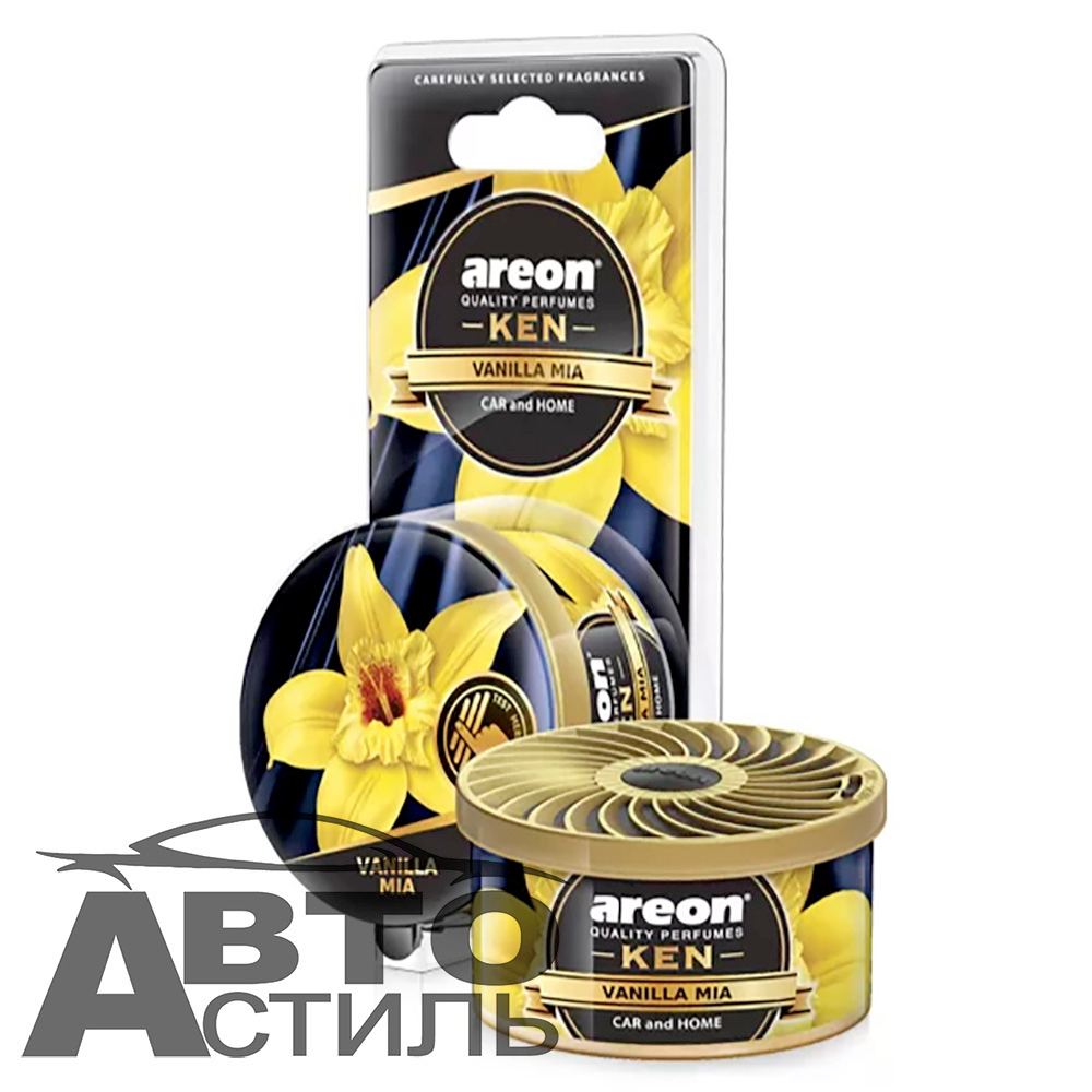 Ароматизатор в банке под сиденье Areon GEL KEN 35гр - Ваниль МОЯ\Vanilla Mia