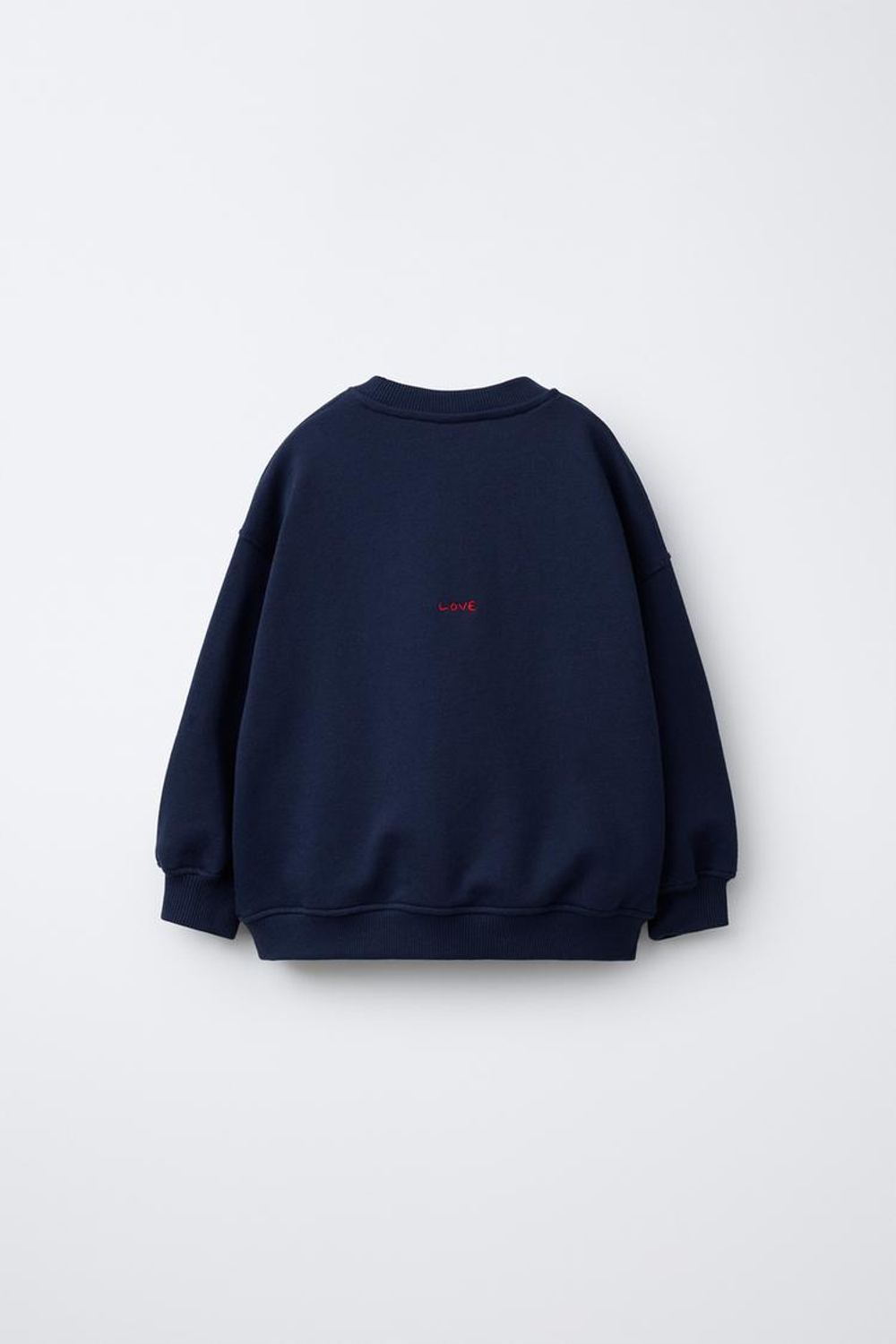 ZARA ТОЛСТОВКА С ВЫШИВКОЙ ORFAYO ©э, СИНИЙ