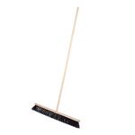 Щетка тротуарная деревянная 500х65мм в сборе с черенком 1200мм, резьбовое соед., 60-2-005