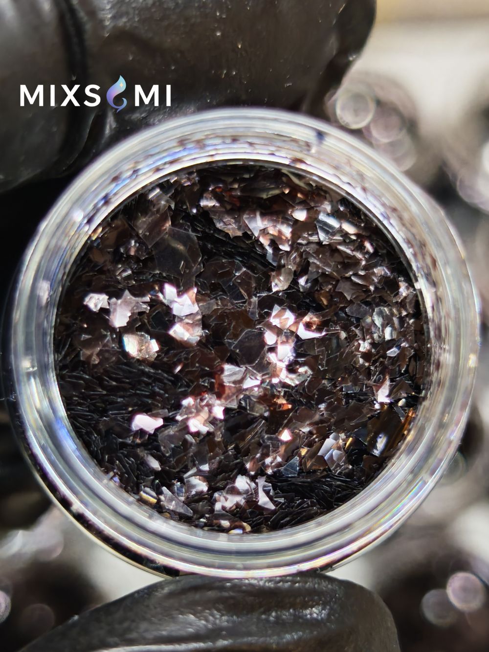 Хлопья - слюда 88303 Шоколадный прозрачный глянец - для литья изделий и творчества