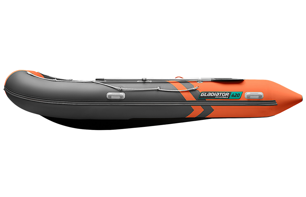 Лодка ПВХ Gladiator Light B420 с фанерным полом -