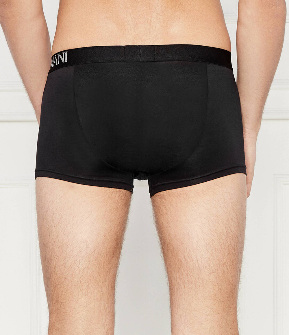 Трусики-боксеры 2шт. Emporio Armani - черный(111210 4R733)