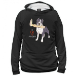 Толстовка "Голубой  Стафф любит людей"