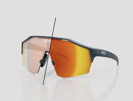 Очки солнцезащитные с фотохромной линзой KOO ALIBI Dark Blue Matt Photochromic