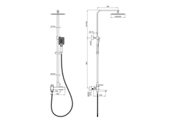 BRUNENBERG Душевая система 503WCH
