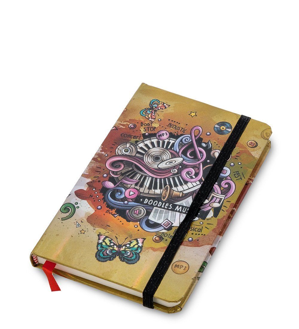 BM-09/4 Блокнот мал. «Звуки музыки» (3D твердая обложка)