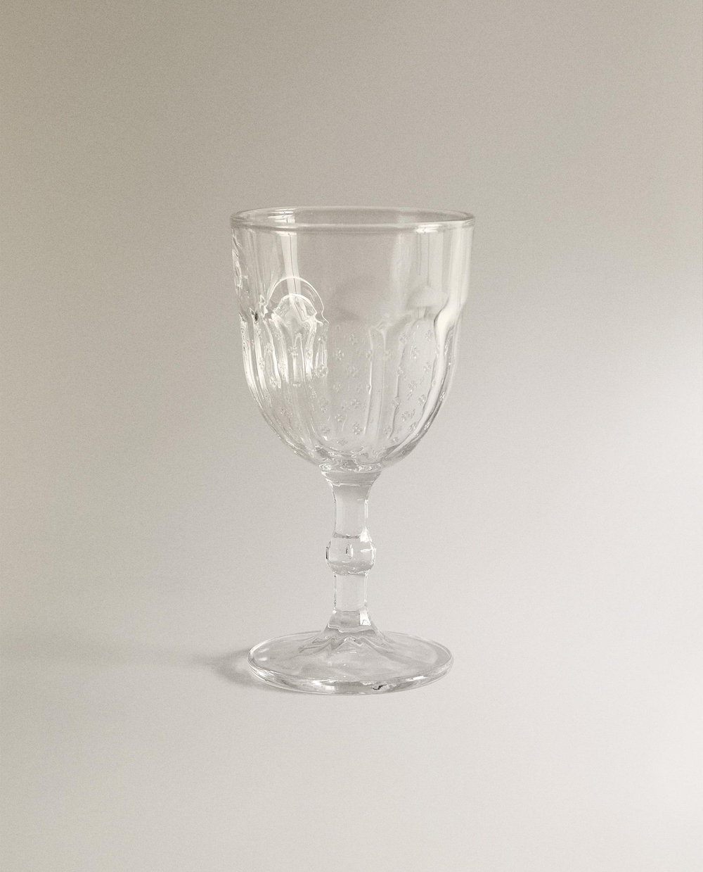 Zara Home бокал из стекла, цвет прозрачный, 16.7 см