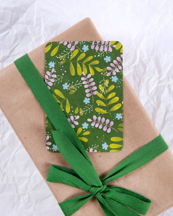 Мини-открытка "Ботаника"