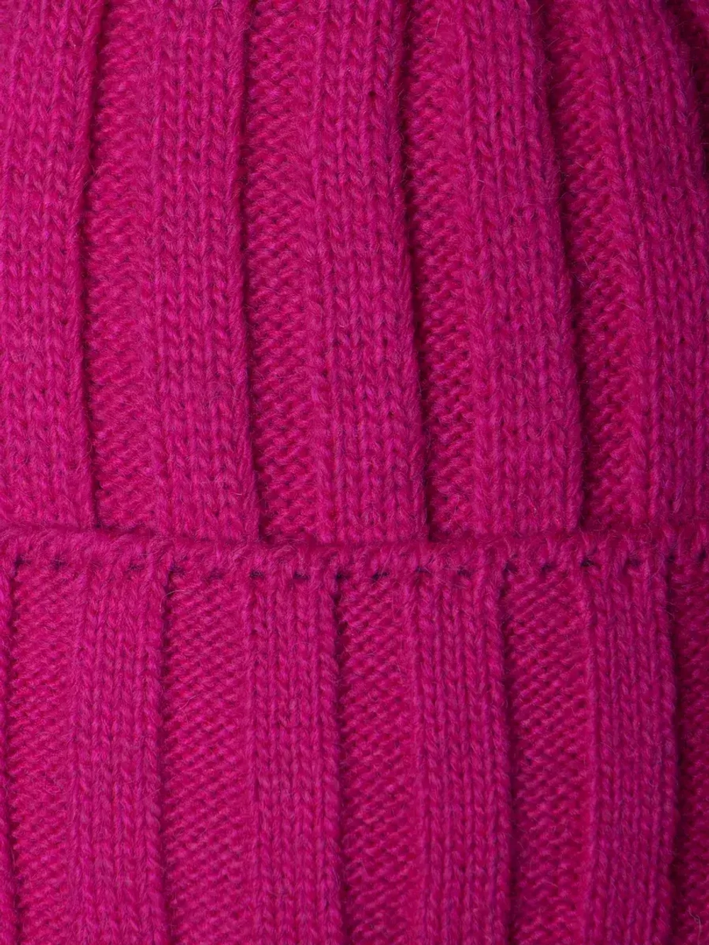 Шапка зимняя детская с помпоном на завязках и снуд