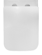 Унитаз-моноблок AZARIO STOUN 405х750х780 напольный, безободковый, в комплекте с сиденьем дюропласт микролифт, белый (AZ-1109)