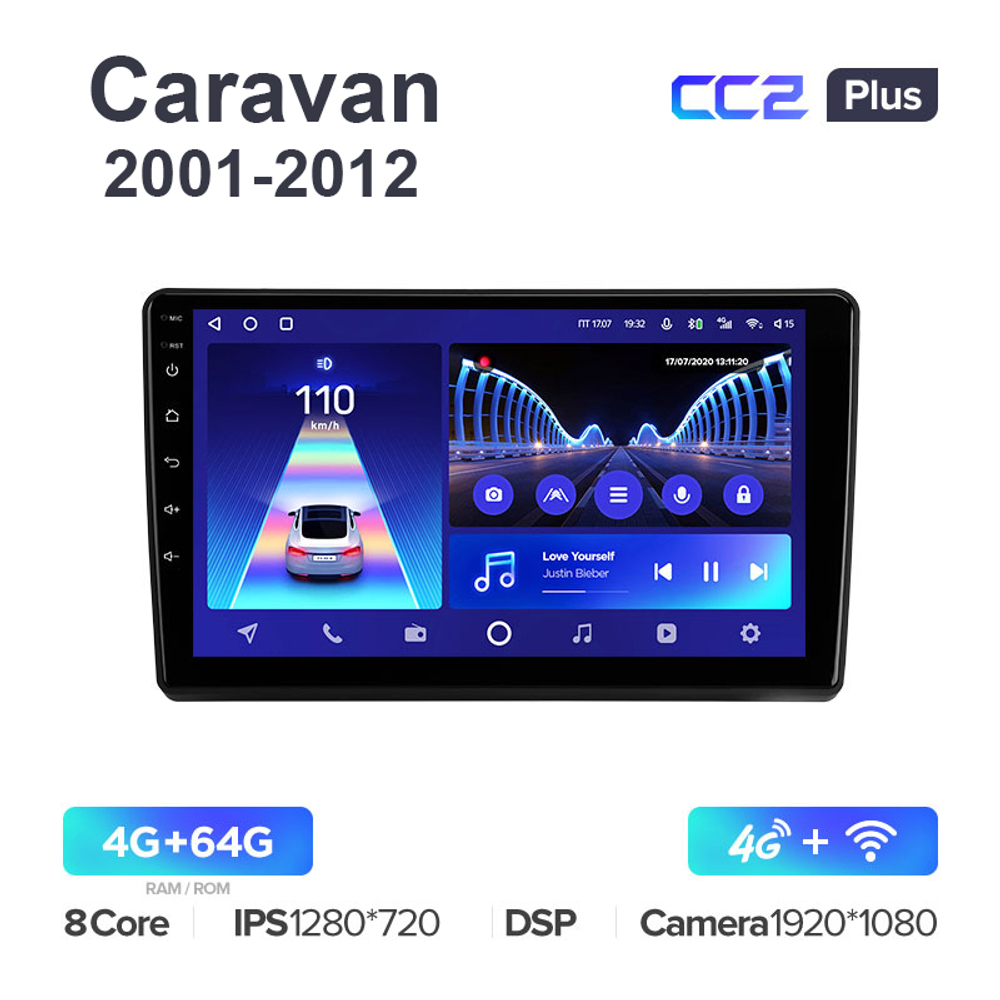 Teyes CC2 Plus 9"для Nissan Caravan 2001-2012