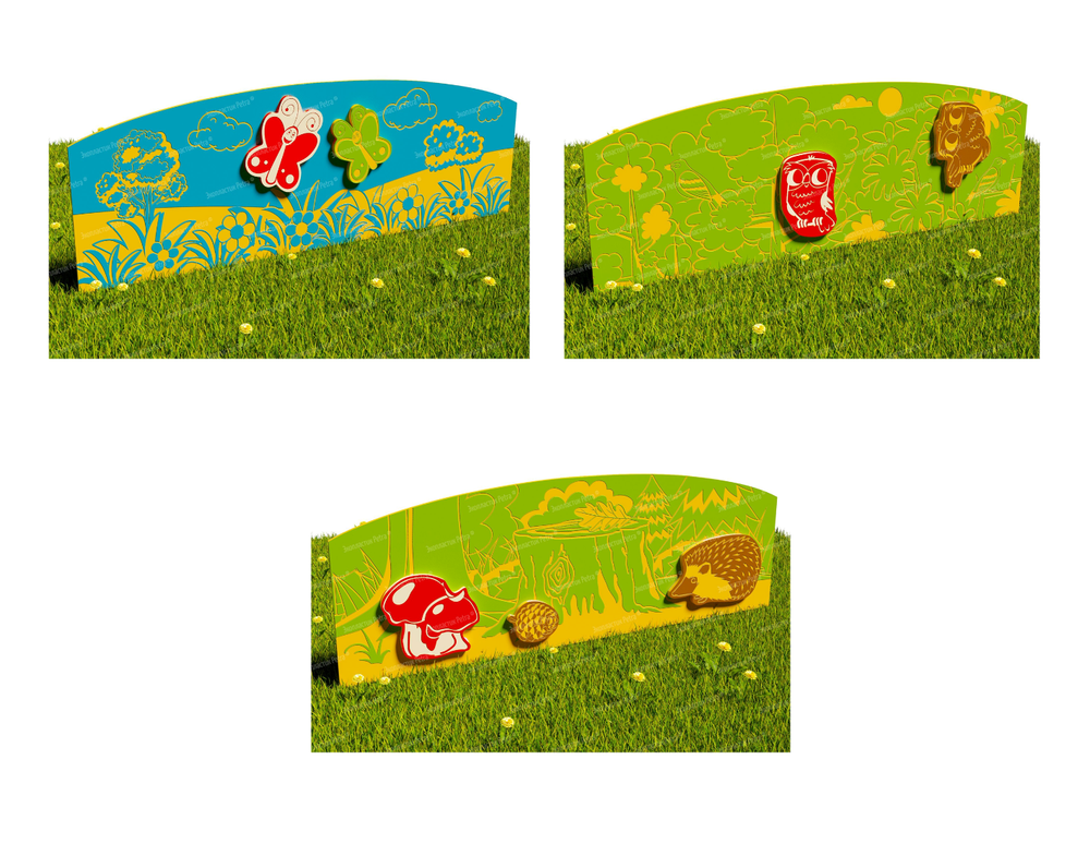 Забор уличный из экопластика 2