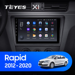 Teyes X1 9" для Skoda Rapid 2012-2020