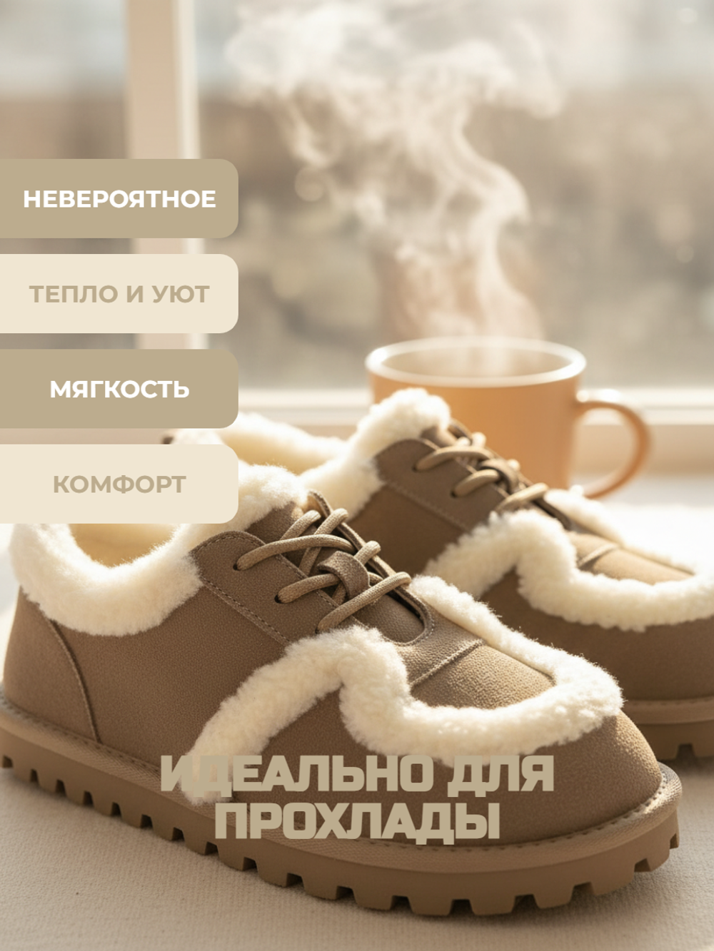 Полуботинки женские зимние MERA STAR 655-6-2M
