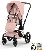 Коляска Cybex Priam V Rosegold Style Collection 2 в 1 Peach Pink