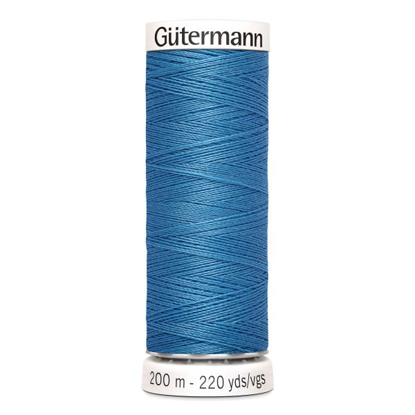 Нитки универсальные Gutermann Sew-all 100 (200 метров), 5 кат. | 965 дымчато серо-голубой