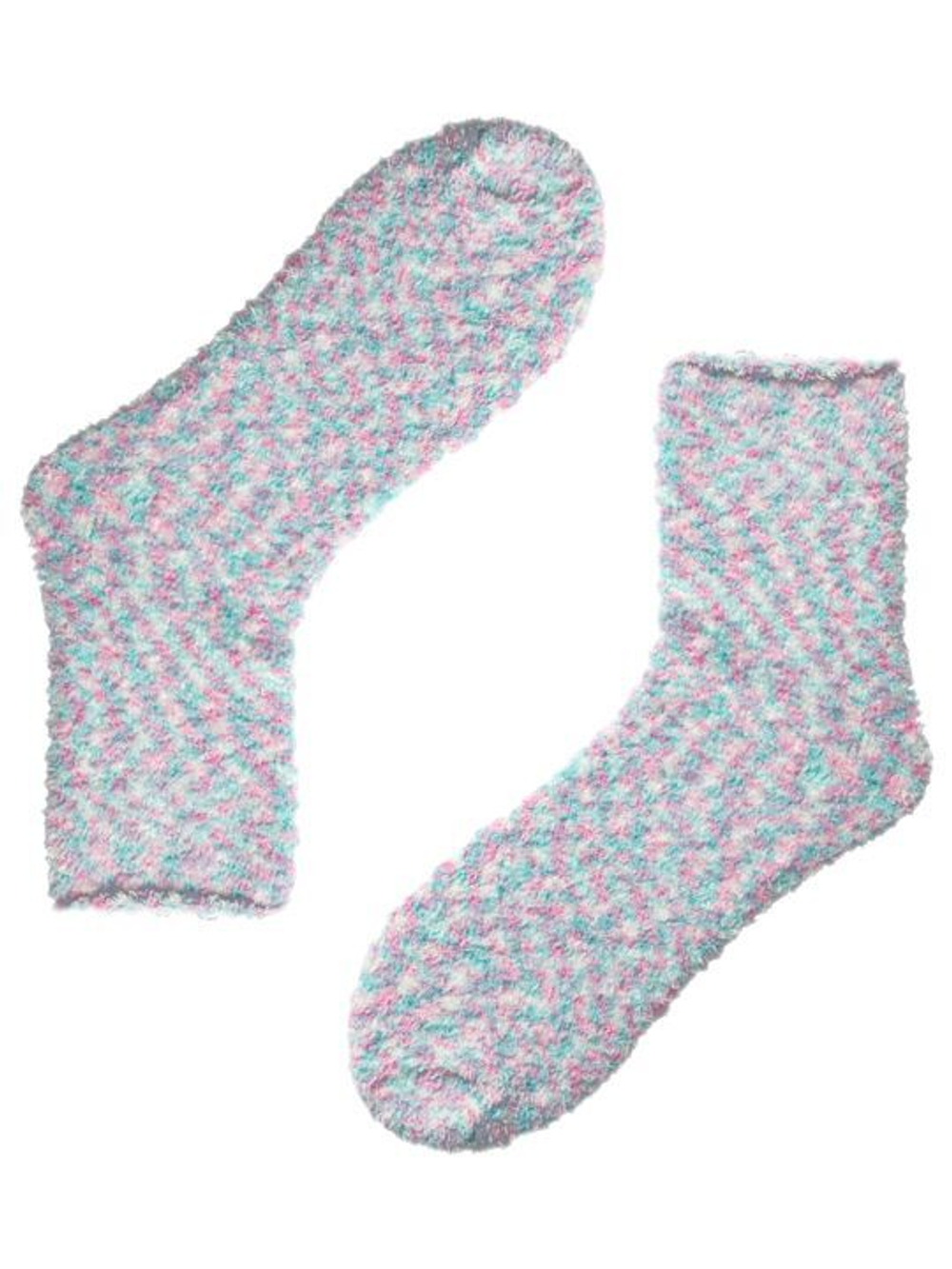 Мягкие женские носочки Soft (Размер: 25) (Цвет: розовый с серым)