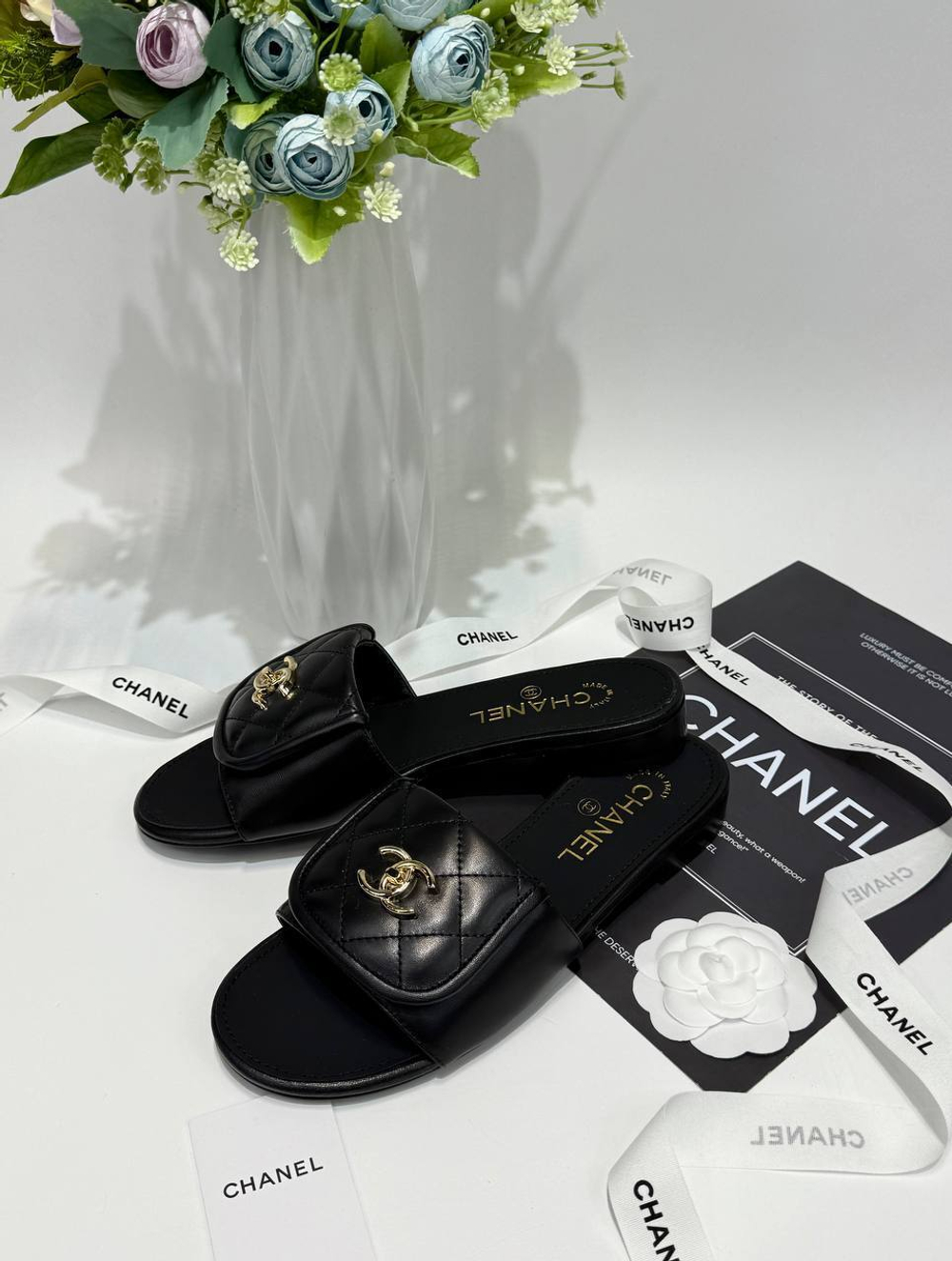 Шлепанцы CHANEL