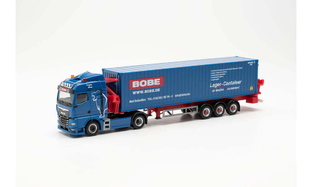 Грузовик MAN TGX GM контейн.погрузчик "BOBE SPEDITION"