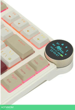 Клавиатура Royal Kludge RK N80 Red switch/Rosy Clouds