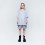 Рубашка Dissident Oval Logo белая