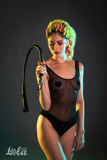 Черный кнут 85см Lola Games Party Hard Royal 1124-01lola