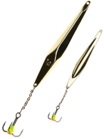 Блесна вертикальная зимняя Lucky John SHINER 55мм C блистер