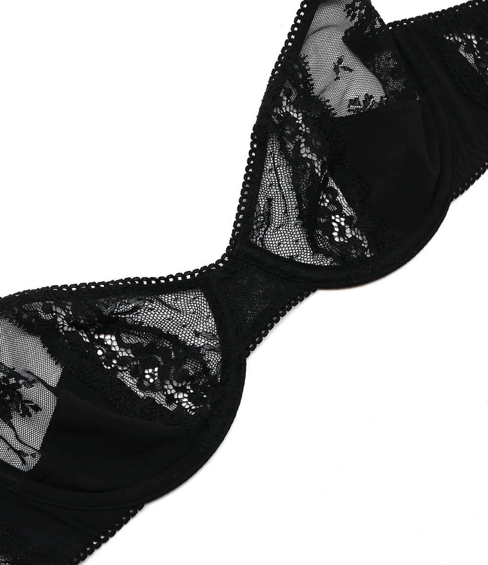 сетевой бюстгальтер Stella McCartney - черный(S6R241080)