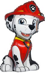 товар в упаковке Шар (28''/71 см) Фигура, Щенок Пожарный (надув воздухом)