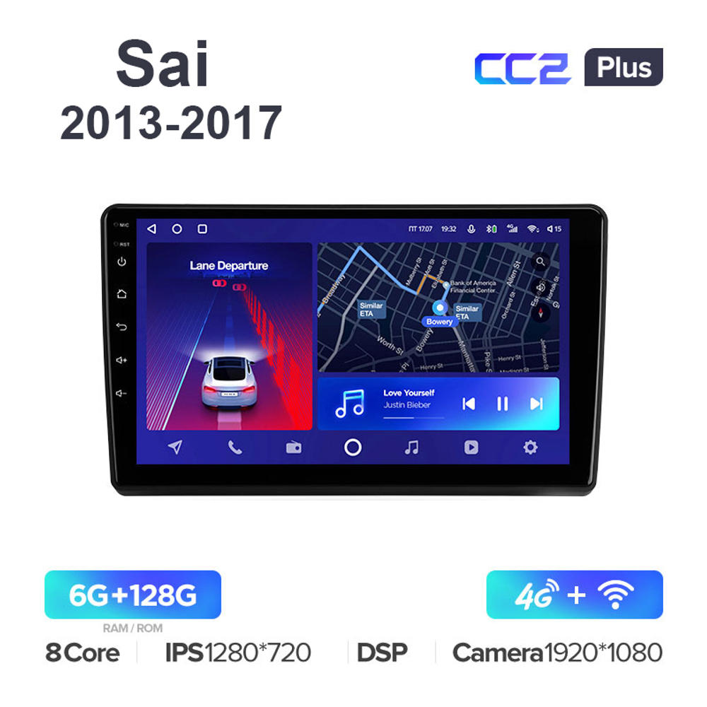 Teyes CC2 Plus 9"для Toyota Sai 2013-2017
