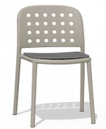 Стул пластиковый Papatya Bomonti-S, светло-серый