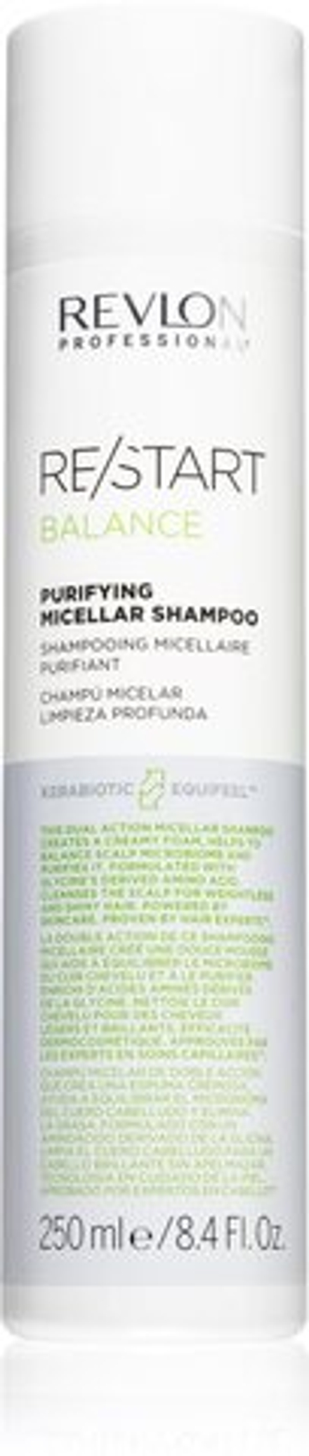 Revlon Professional Re/Start Balance - глубоко очищающий шампунь /   250  ml  / GTIN 8432225114507