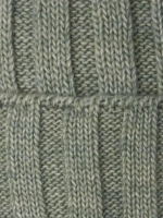 Шапка детская зимняя вязаная с помпоном и снуд