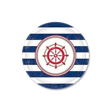 Тарелки малые Морская, 8 штук