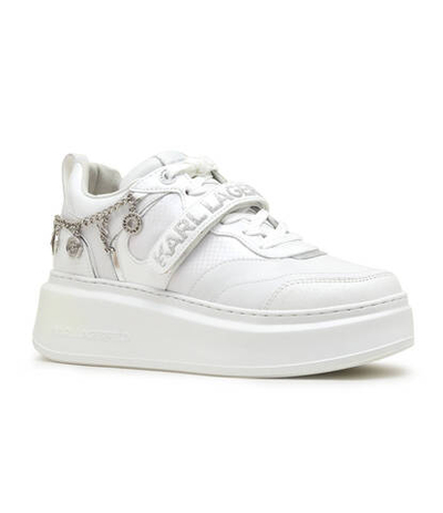 Кожаные кроссовки anakapri strap lo lace Karl Lagerfeld - белый(KL63540F)