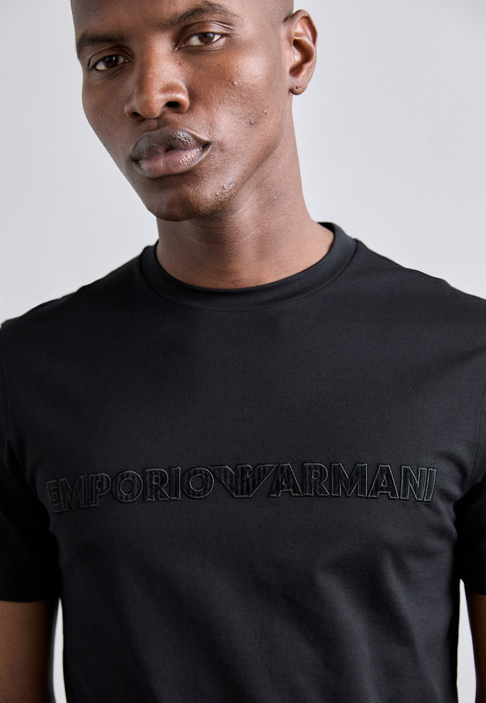 Emporio Armani Футболка с принтом - Чёрный