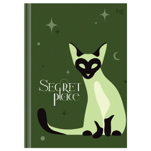 Записная книжка А5 80л. BG "Secret place", матовая ламинация, выб. лак, блок в точку, 100г/м2