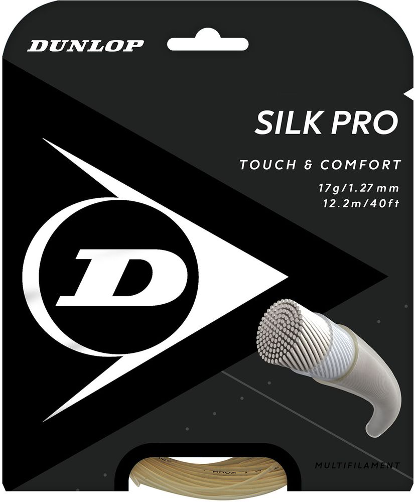 Струны теннисные Dunlop Silk Pro (12 m) - natural