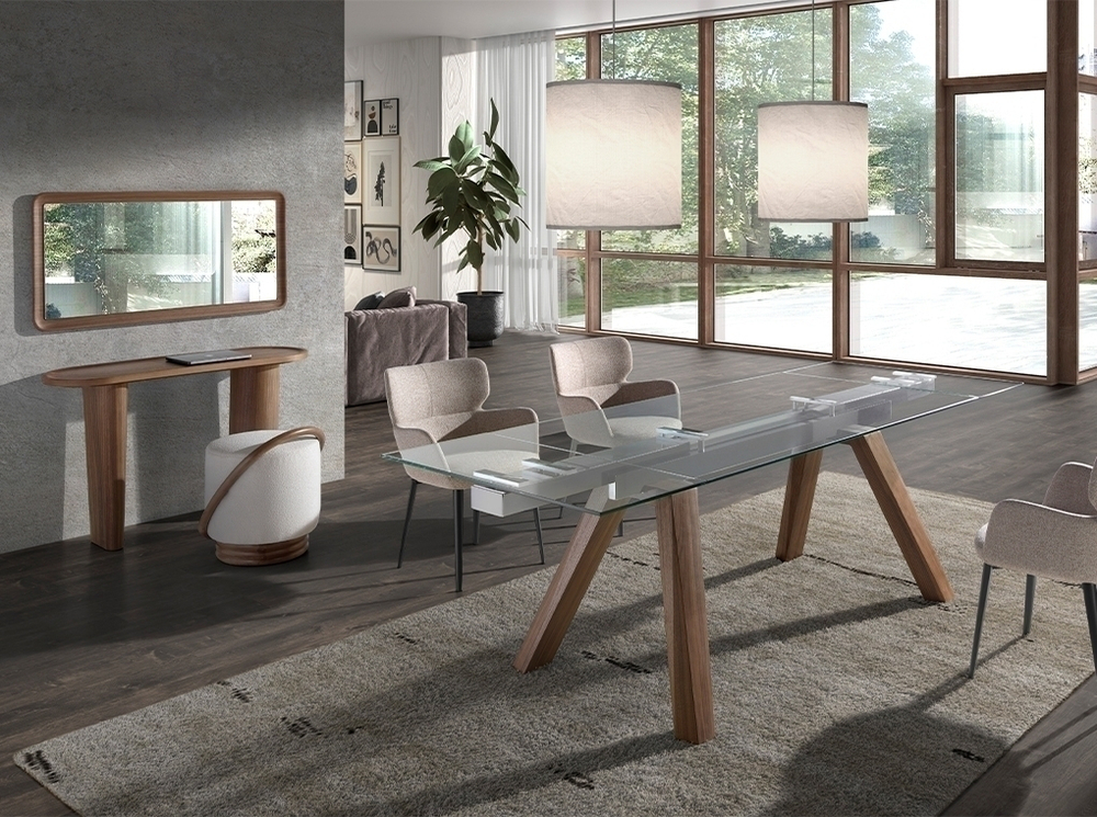 Консоль овальная 3249/415-X из ореха