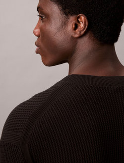 Свитер Calvin Klein Cotton Mesh Relaxed Black